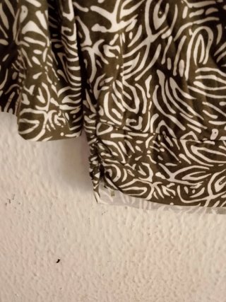 Camiseta Corte Inglés verde estampada Talla S