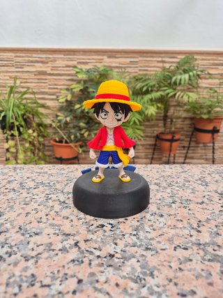 Figura Monkey D. Luffy Crochet 3D