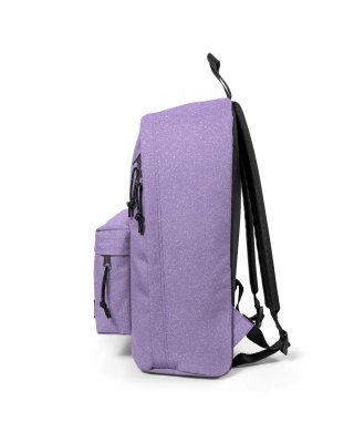 Mochila Eastpak lila brillo 27L portátil