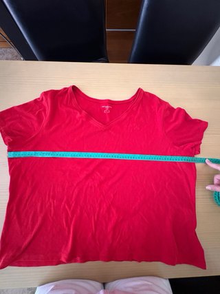 Camiseta Liz Claiborne Roja Talla XXL