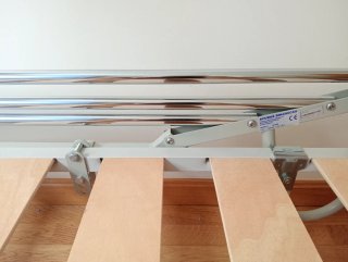 Par de barandillas abatibles para cama