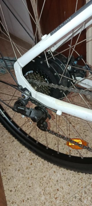 Bicicleta Trekking Eléctrica Cuadro Bajo