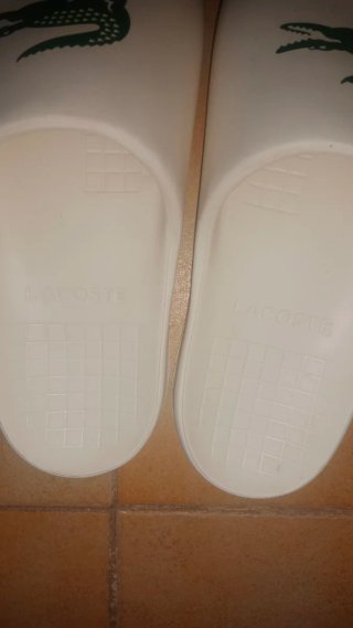 Chanclas Lacoste Blancas