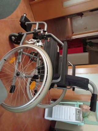 Silla de rueda plegable