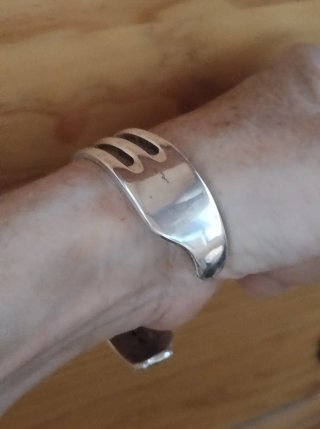 Brazalete vintage, diseño cuff.
