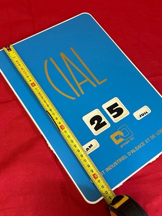 Calendario Perpetuo Vintage CIAL banca francese