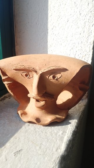 Figura cerámica Buño
