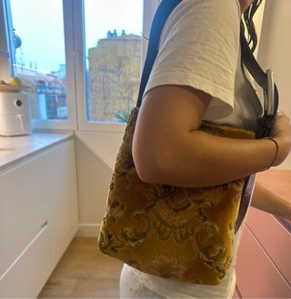 Bolso vintage artesanal único