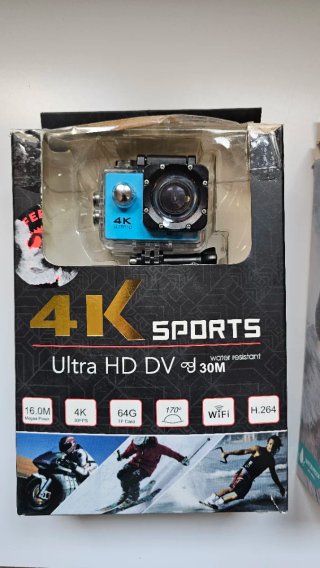 2 Cámaras Deportivas 4K + Micro SD 2GB + Accesorio