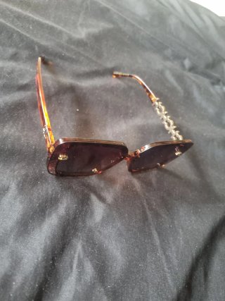 Gafas de sol mujer marrones y doradas