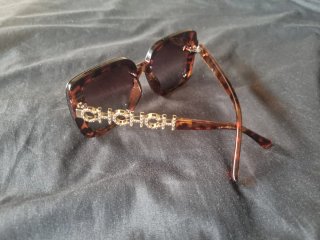 Gafas de sol mujer marrones y doradas