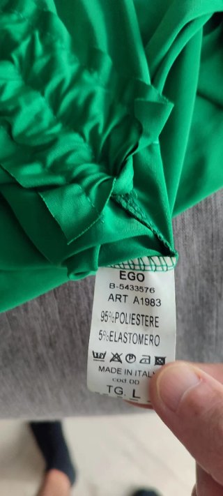Camiseta verde licra T/G