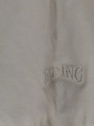 Polo Spalding Uomo Cotone Bianco