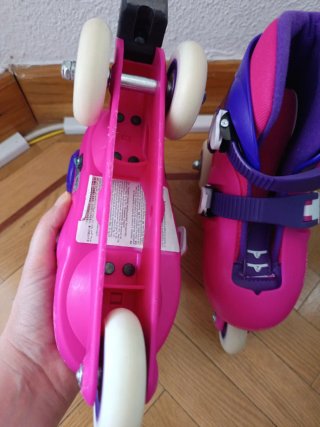 Patines Oxelo Talla 26-28 Rosa/Morado