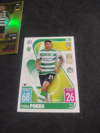 Cromos de fútbol Pedro Porro Topps
