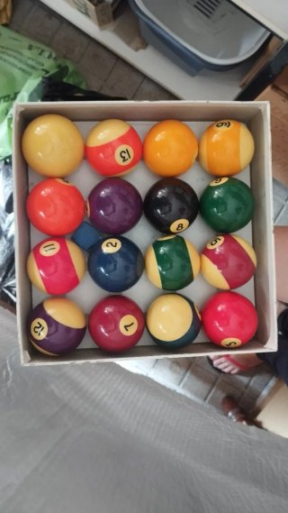 Juego 16 Bolas Billar Americano