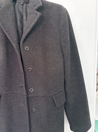 Abrigo Zara Gris Oscuro