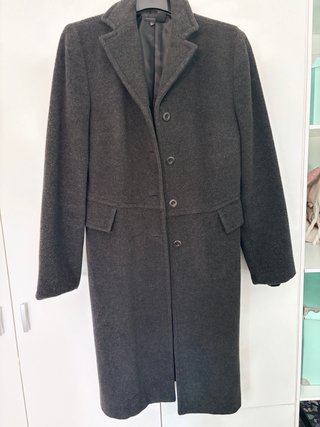Abrigo Zara Gris Oscuro
