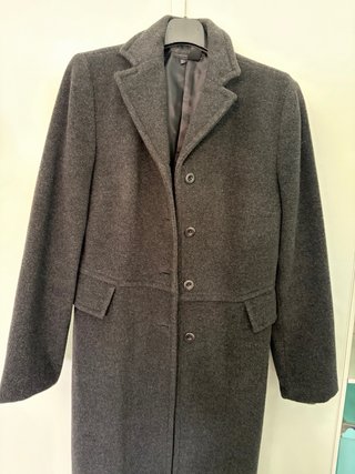 Abrigo Zara Gris Oscuro