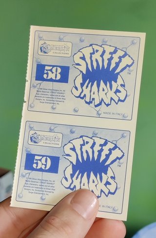 6 figurine Street Sharks MERLIN 1997 (quadrotta)