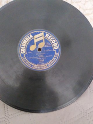 Disco Vinilo Pizarra Columbia Record 78 Rpm