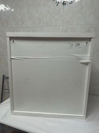 Pack 2 Muebles Módulo Estante Blanco