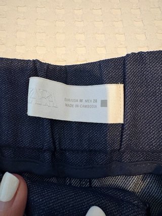 Pantalón ancho azul vaquero