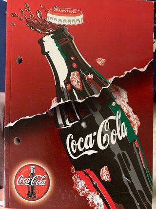 Libreta Coca-Cola Vintage 15cm aprox
