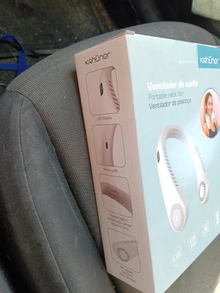 Ventilador de cuello Krhüner blanco