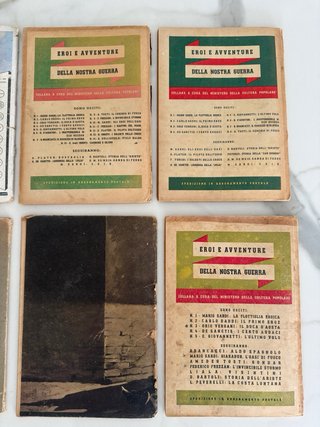 Giornalini/fumetti gialli romanzi anni 40’ WW2