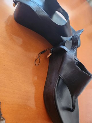 Sandalias negras de plataforma