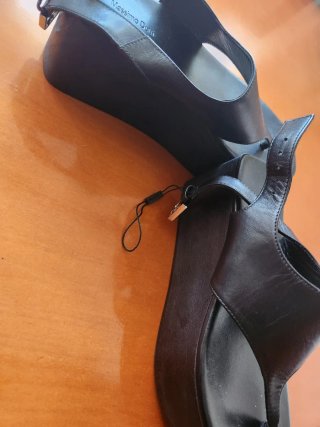 Sandalias negras de plataforma