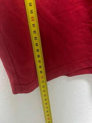 Camiseta Fila Roja Logo Grande