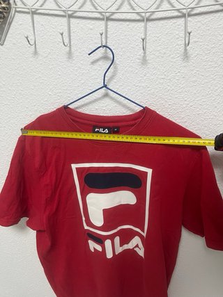 Camiseta Fila Roja Logo Grande