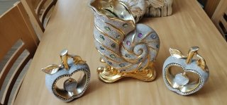 Lote Decorativo: Manzanas y Caracola