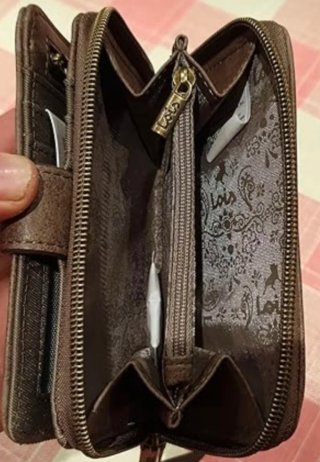 Cartera Lois Beige y Marrón