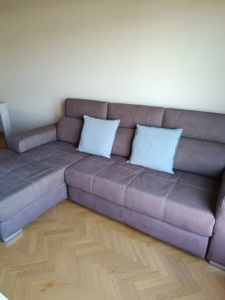Sofá Cama Chaiselongue Marrón