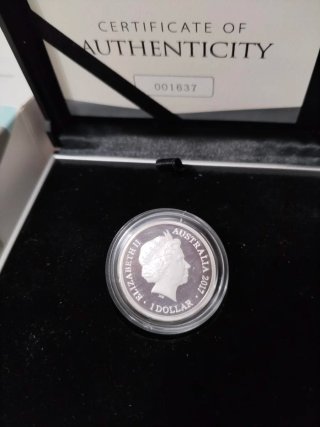 Moneda de plata 99.9% Certificado Autenticidad