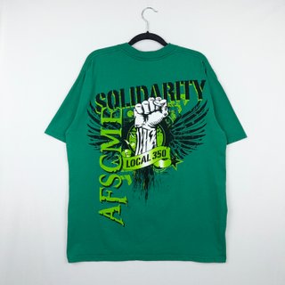 Union Line AFSCME Local 350 Oregon T-Shirt L