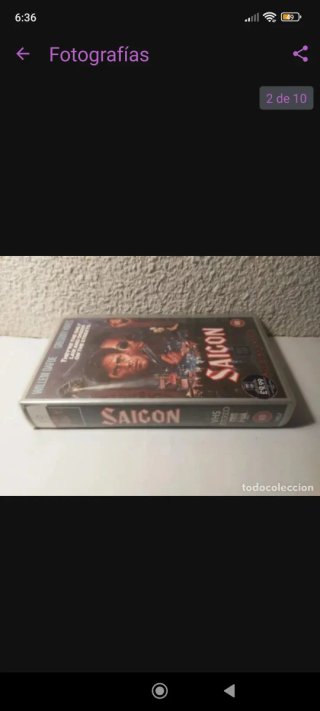 Saigon VHS Película Acción Crimen Thriller