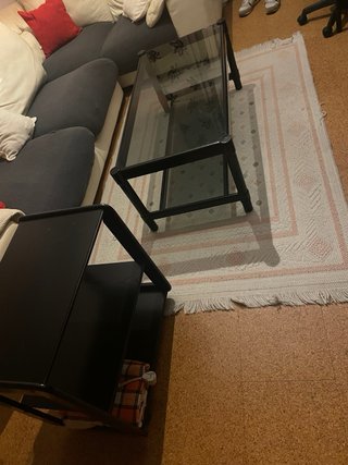 Mueble de salón negro
