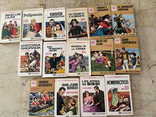 15 Libros Vintage Colección Historias