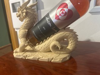Soporte Botella Vino Dragón Original