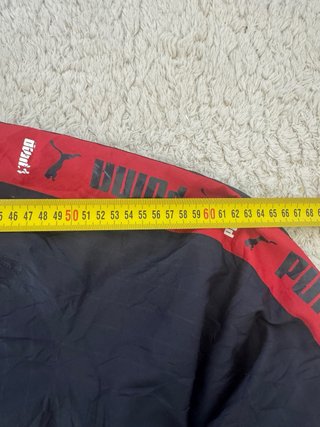 Puma chaqueta azul marino y roja retro Y2K S