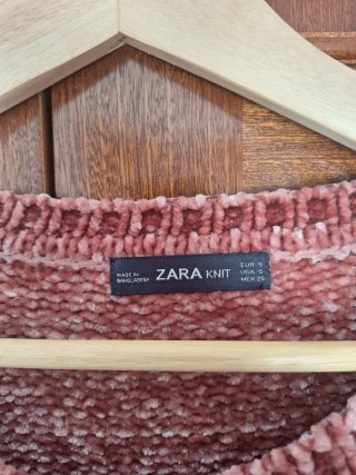 Jersey Zara Rosa Talla S