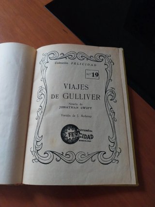Libro Gulliver Jonathan Swift 1959