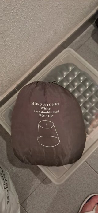 Mosquitera Cama Doble Pop Up Blanca