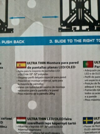 Soporte de pared para TV