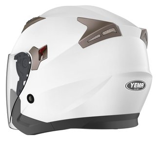 Casco Moto Jet YEMA YM-627 Doble Visera