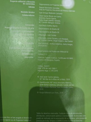 Ciencias de la naturaleza, 6 Primaria La Leyend...